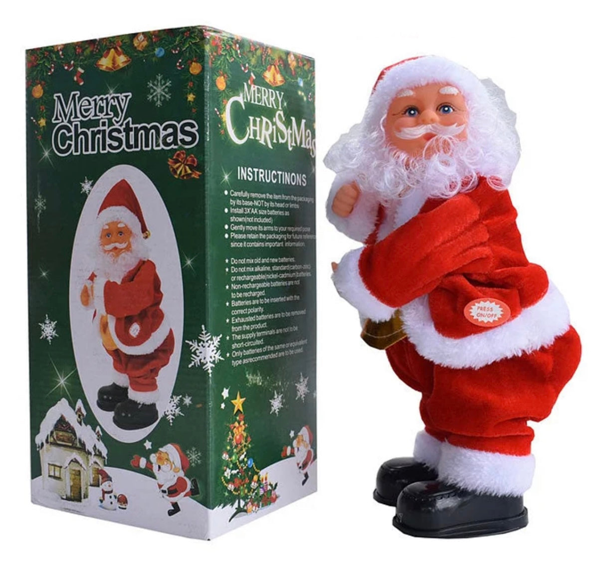 🔥Christmas Mega Sale 🎄Dancing, Hip-jiggling Santa Claus🎅