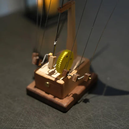 🎁Selected Christmas Gifts: Handmade Wooden Electric Manta Ray Figurine🐟