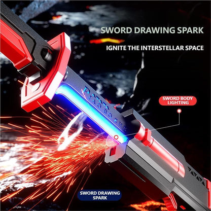 🎁Hot Item Gift 💥Spark Lightsaber Blade with 7-Color Streamer Lights🔪