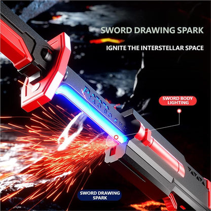 🎁Hot Item Gift 💥Spark Lightsaber Blade with 7-Color Streamer Lights🔪