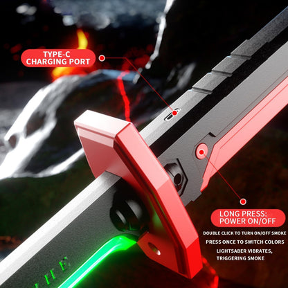 🎁Hot Item Gift 💥Spark Lightsaber Blade with 7-Color Streamer Lights🔪