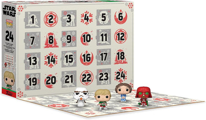 🌍🔥Star Wars Advent Calendar - 24 Days of Surprises - Collector's Edition Mini Vinyl Figures