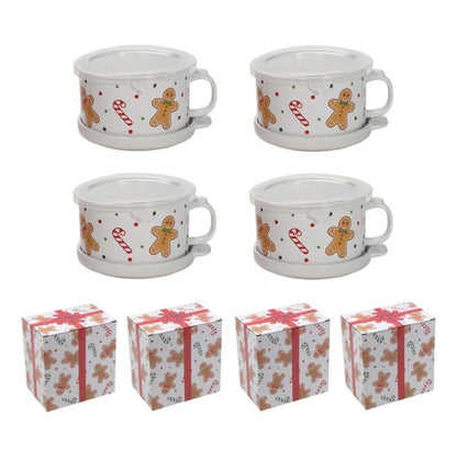 🎅Christmas Sale🎅25-oz Mug Meals w/ Lid-its