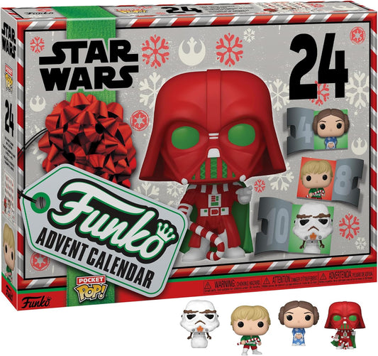 🌍🔥Star Wars Advent Calendar - 24 Days of Surprises - Collector's Edition Mini Vinyl Figures