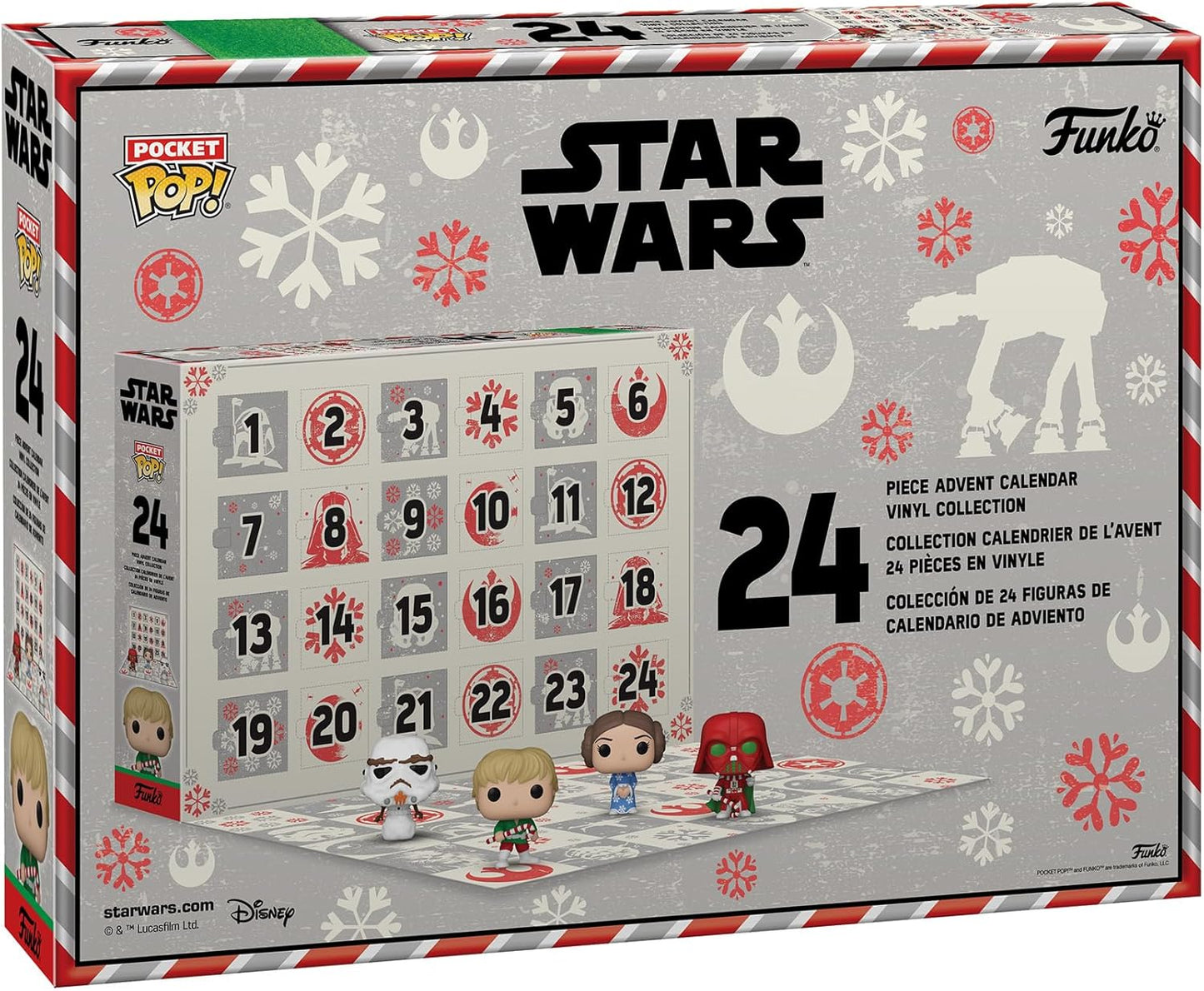 🌍🔥Star Wars Advent Calendar - 24 Days of Surprises - Collector's Edition Mini Vinyl Figures