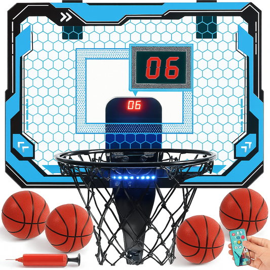 🔥The best gift for your child: Indoor mini basketball hoop🏀