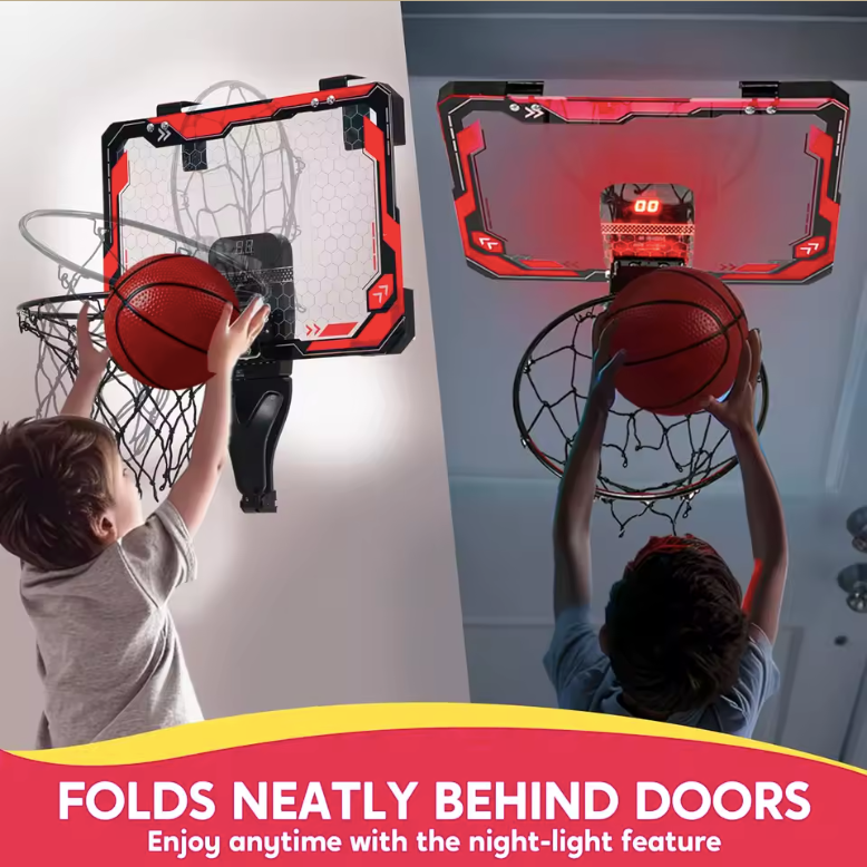 🔥The best gift for your child: Indoor mini basketball hoop🏀