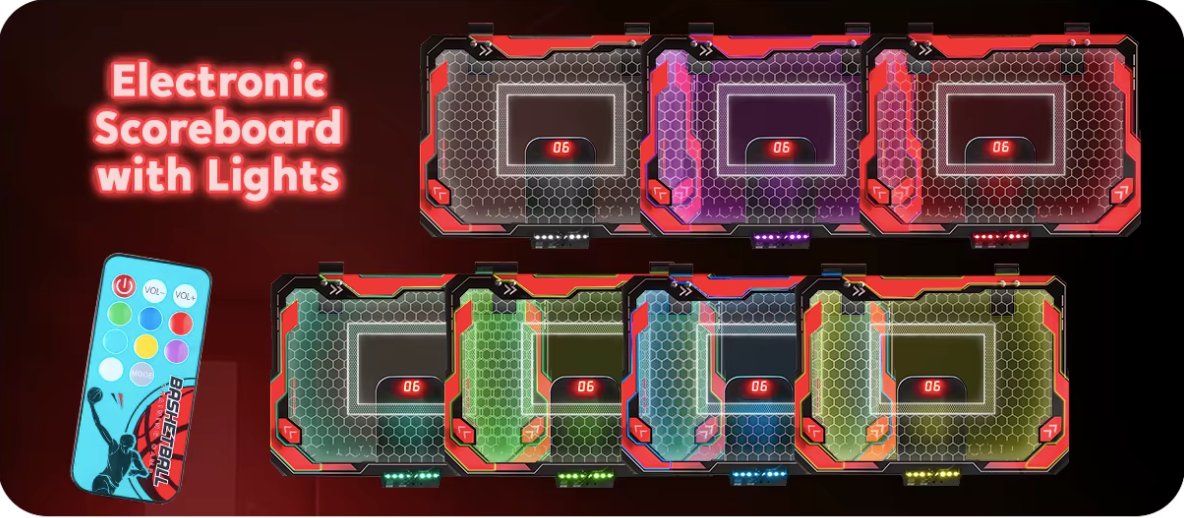 🔥The best gift for your child: Indoor mini basketball hoop🏀