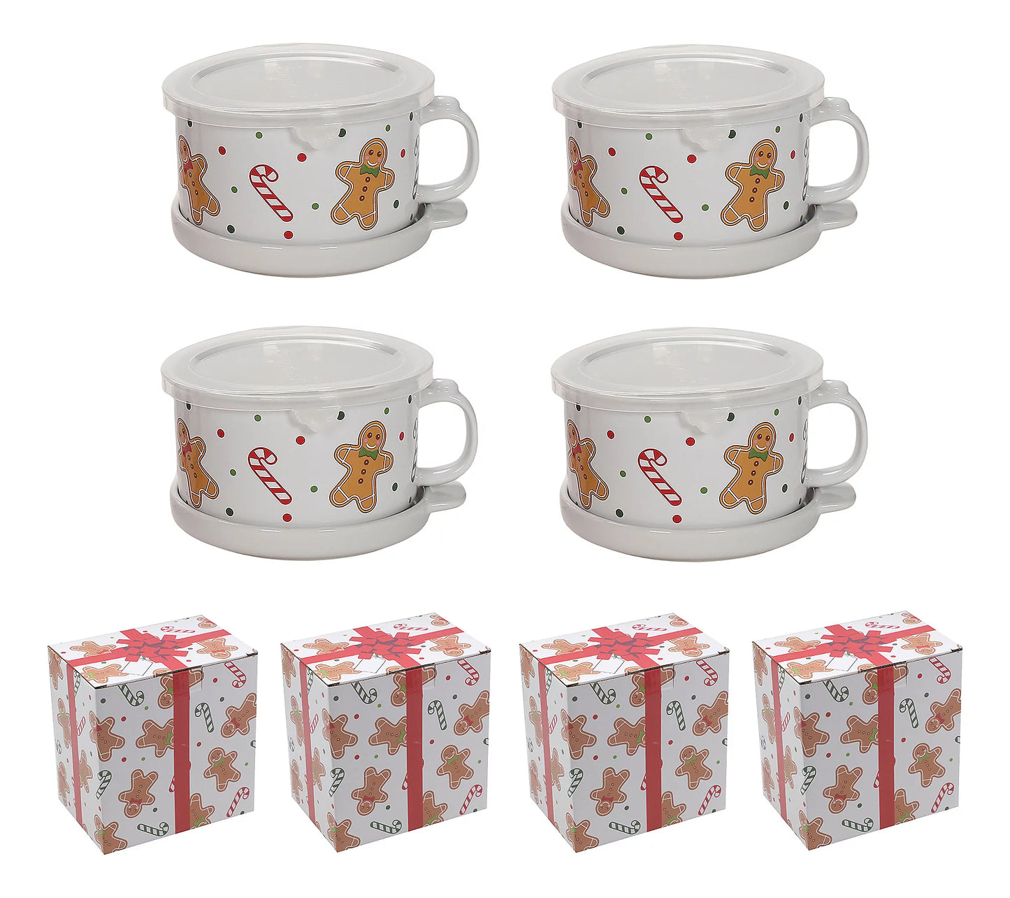 🎅Christmas Sale🎅25-oz Mug Meals w/ Lid-its