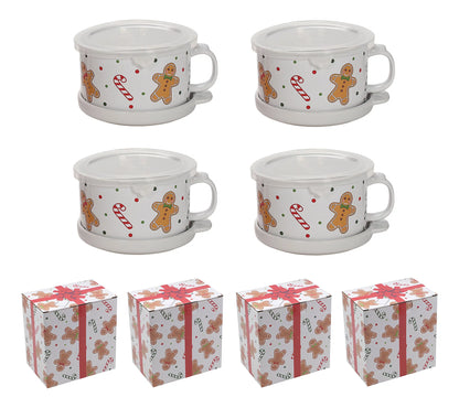 🎅Christmas Sale🎅25-oz Mug Meals w/ Lid-its